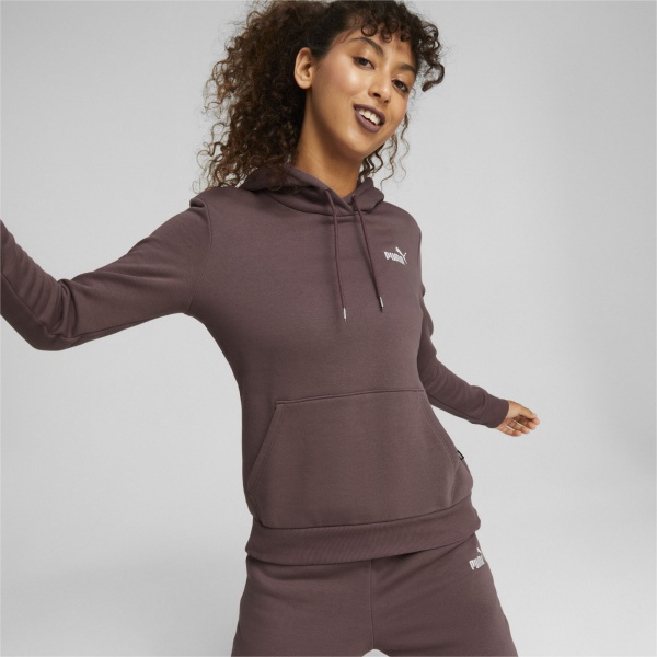Джемпер Puma ESS+ EMBROIDERY HOODIE FL DUSTY PLUM 67000475 р.XS коричневый