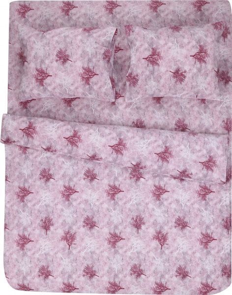 Комплект постільної білизни Дерево 2.0 рожевий La Nuit 