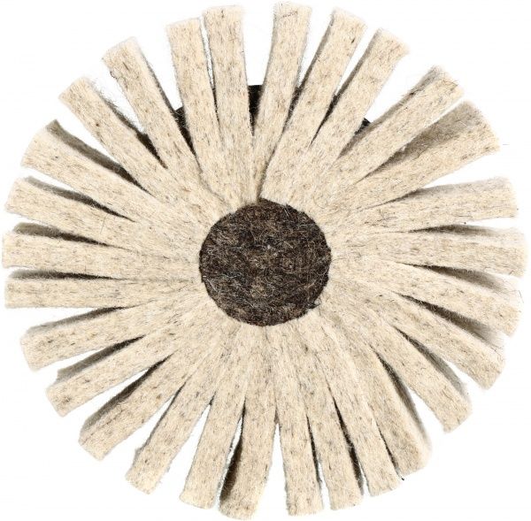 Круг пелюстковий войлочный 125хМ14 