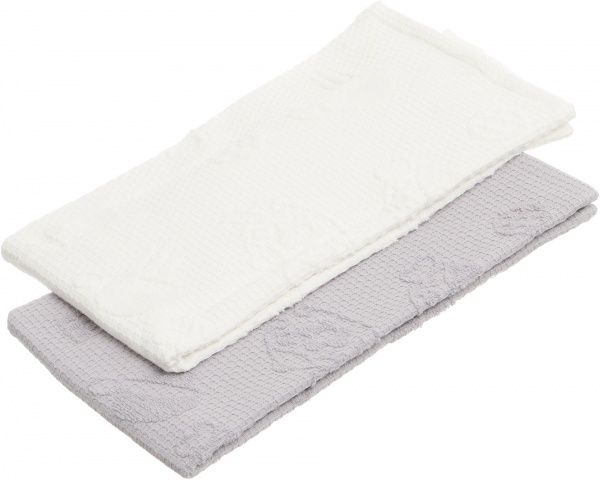 Набір рушників кухонних 2 шт. 40x60 см сірий 