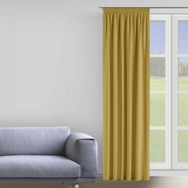 Штора Velour 200х275 см золотий Decora textile