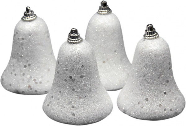 Набор елочных шаров Колокольчики Девилон 200251 d70 мм 4 шт./уп. 