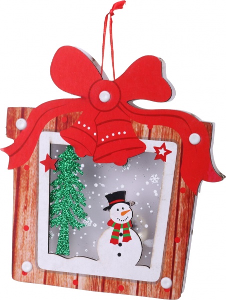 Декоративна підвіска Подарунок 18x17 см різнокольоровий YB20802B