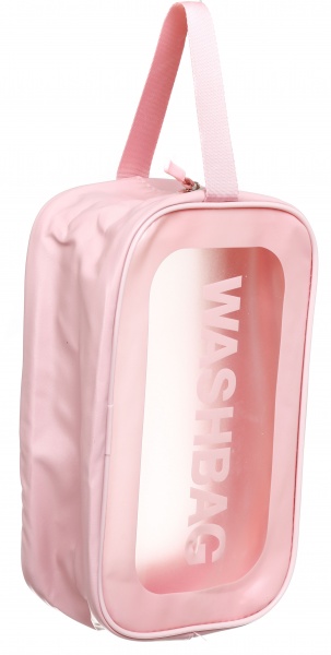 Косметичка середній 24,5х9,5х14,5 см рожевий ЕВА/полиуретан 