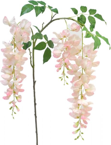 Растение искусственное Глициния светло-розовая 28021TN