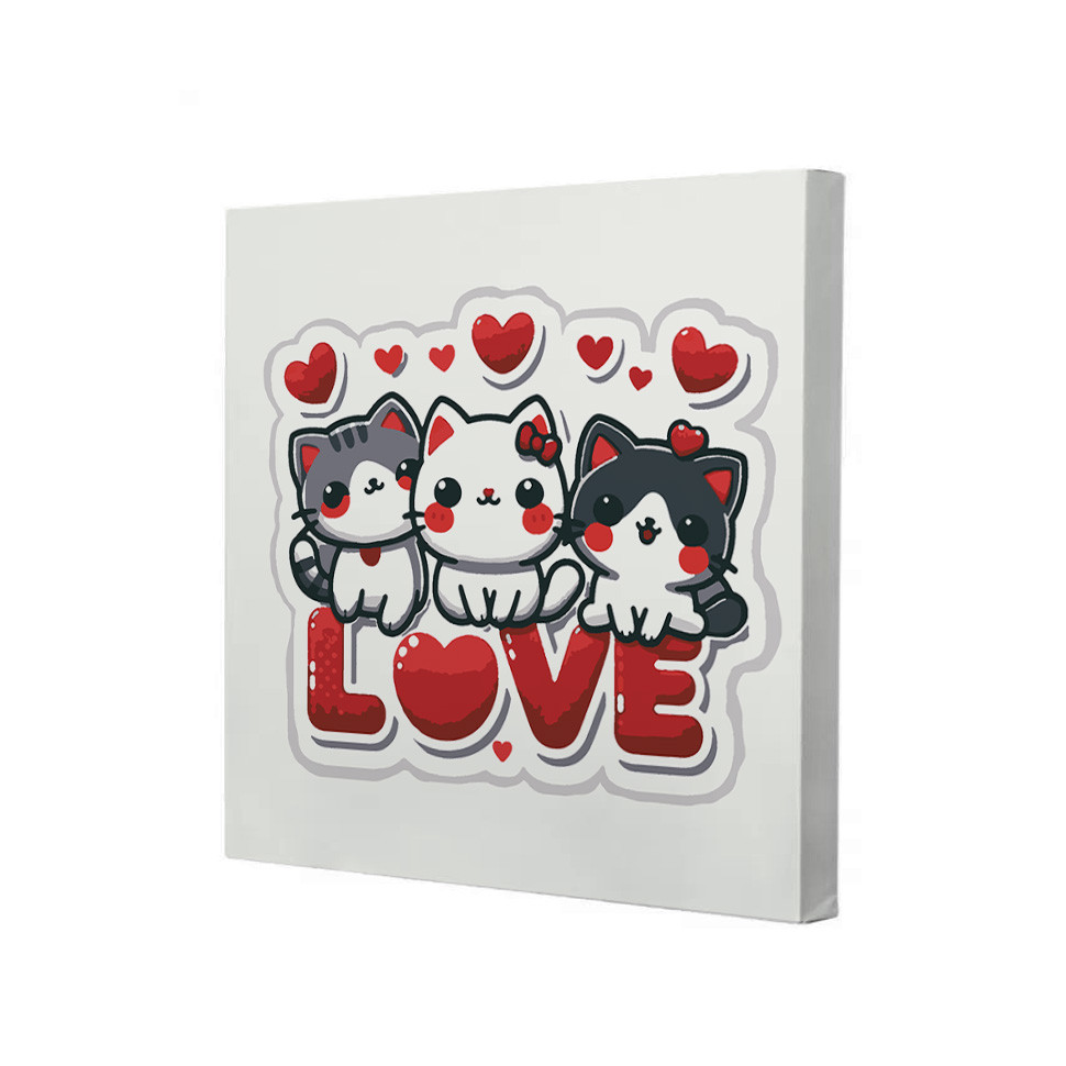 Набор для росписи на холсте Riviera Blanca Мучительные чувства 25x25 см RB-1291