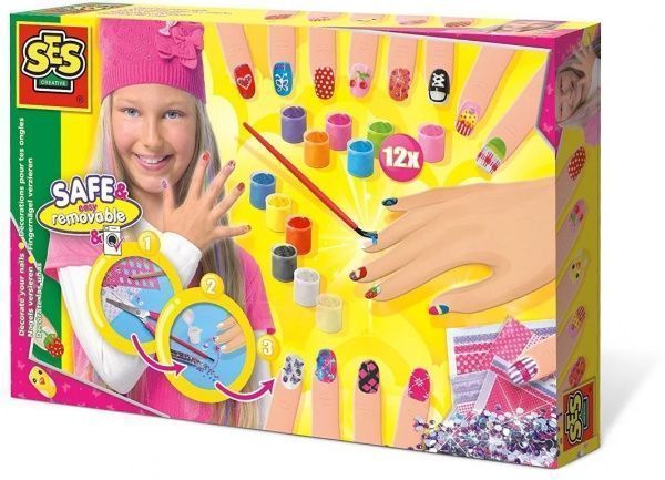 Набор для творчества SES Модница для юного нейл-арт мастера