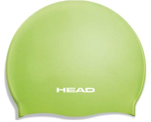 Шапочка для плавания Head Silicone Flat JR 455006.LM one size зеленый