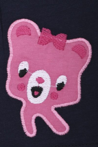 Лосины для девочек Sellfie с мишкой 709 р.104 темно-синий 