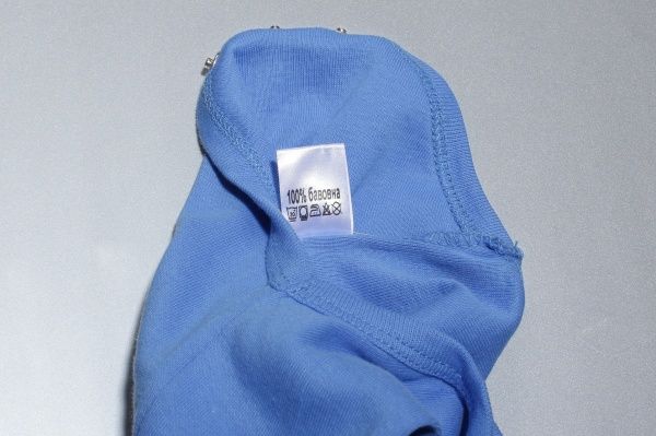 Боді дитяче Фламінго 2 шт. р.68 джинс/білий 388-1007 