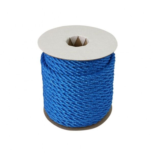 Канат Радосвіт полипропиленовый 9 мм 25 м синий 0,72 кг