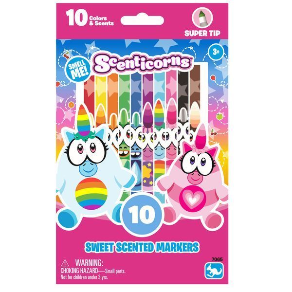 Набор ароматизированных маркеров Kangaru Scenticorns 10 шт. KN7065