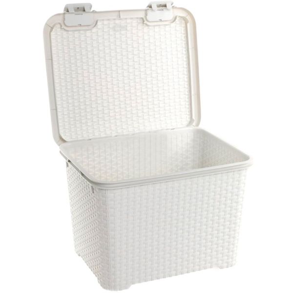 Кошик пластиковий Curver 210281 з кришкою Style 330x400x500 мм