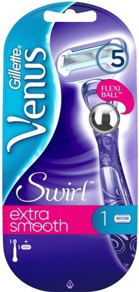 Станок для бритья Venus Swirl со сменным картриджем 1 шт.