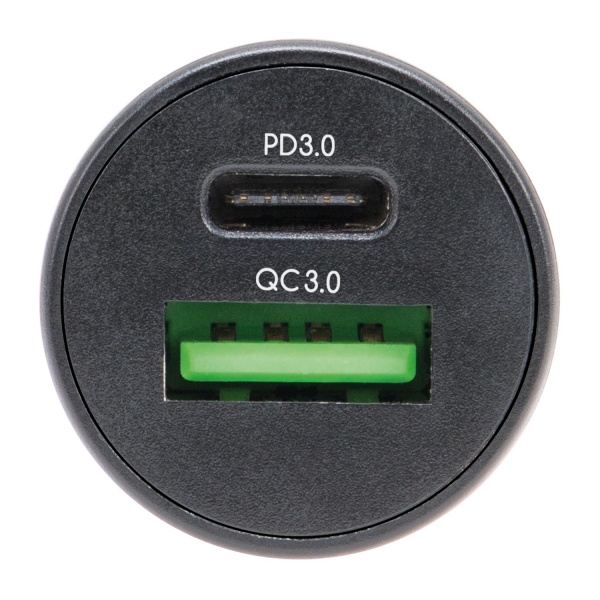 Зарядний пристрій Alca USB A Type C 3.0 black