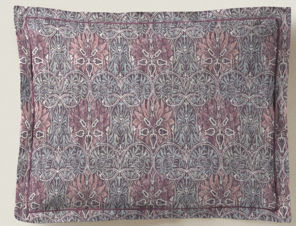 Комплект постельного белья Folon семейный красный Lameirinho 