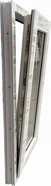 Окно поворотно-откидное GreenTech 60 800x1200 мм правое 