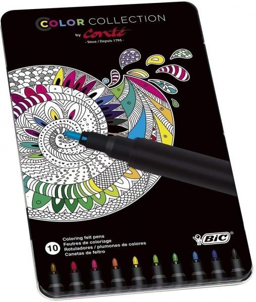 Фломастеры 10 шт. Conte 942166 BIC