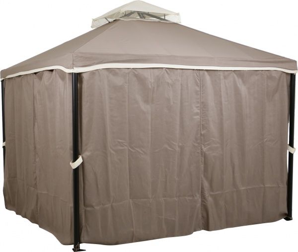 Павильон садовый Indigo 3х3м DU063 коричневый