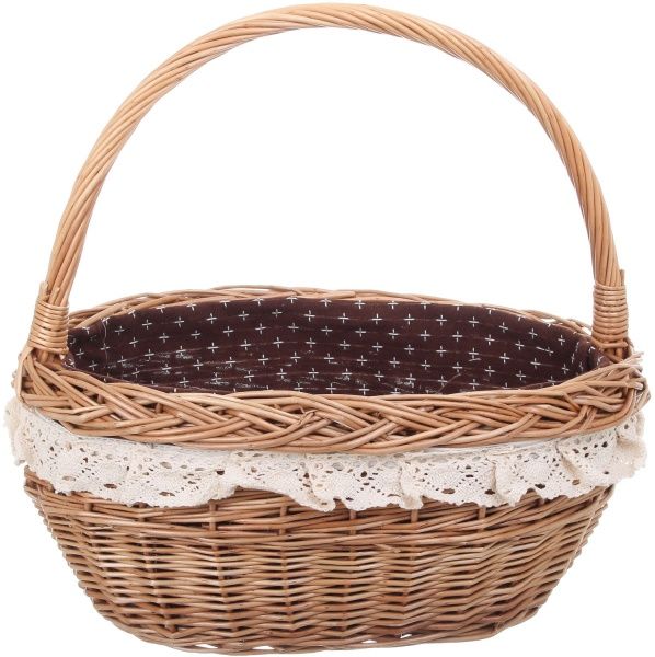 Кошик плетений з текстилем Tony Bridge Basket QN68937-2 