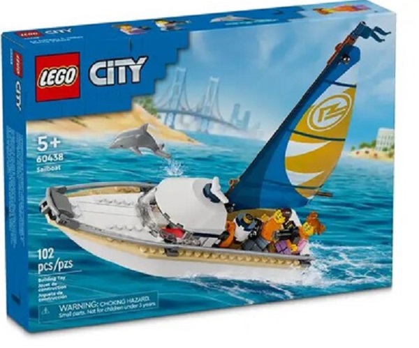 Конструктор LEGO City Вітрильний човен 60438