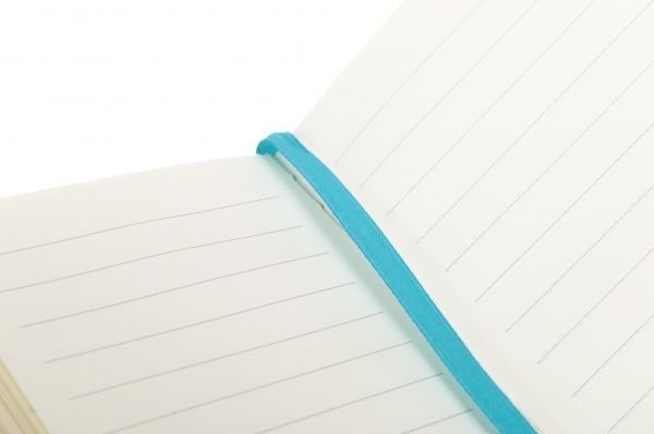 Блокнот Летние цветы 10,5x7,5 см бирюзовый