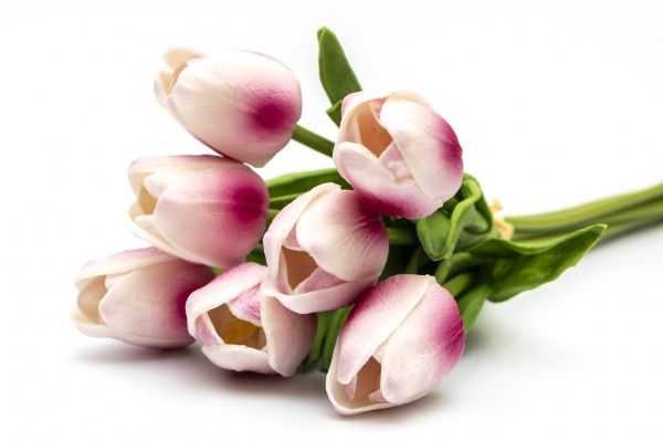 Букет тюльпанов искусственный 7 шт., 30 см фиолетовый Home Seasons Decor