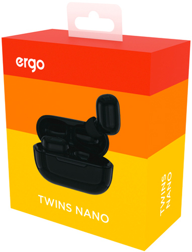 Наушники Ergo Twins Nano black (BS-510K) 