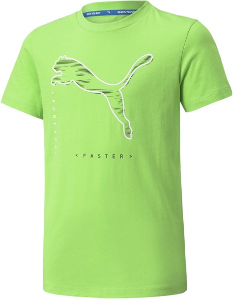Футболка Puma Active Sport Graphic Tee 58919846 р.128 салатовий