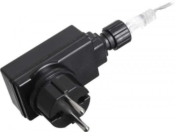 Электрогирлянда внешняя встроенный светодиод (LED) 16 ламп 8м Снегопад 20 см 8 м