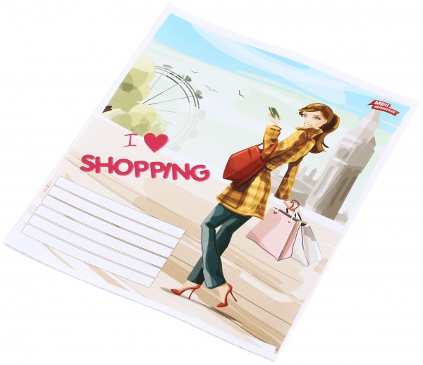 Зошит шкільний 24 аркуша у клітинку в асортименті Мрії збуваються