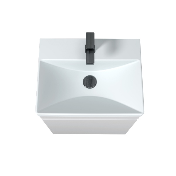 Тумба підвісна Мойдодир URBAN-50-U Біла з умивальником Sempre