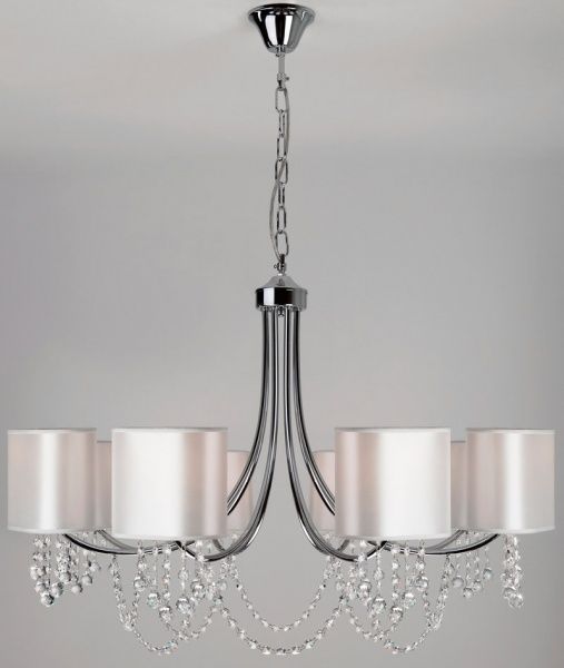 Люстра подвесная Strotskis Cornella 8x40 Вт E14 хром 10084/8 