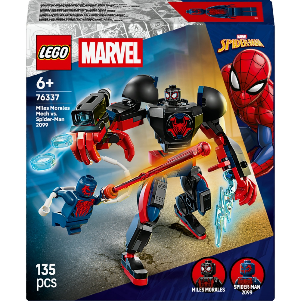 Конструктор LEGO Super Heroes Marvel Робот Майлза Моралеза vs. Человек-паук 2099 76337