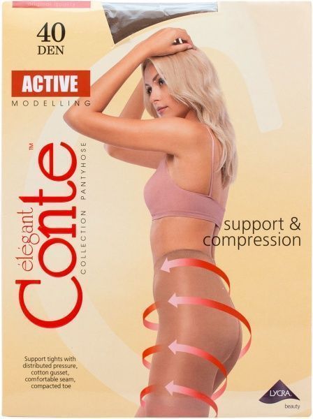 Колготки Conte ACTIVE 40 den natural р. 3 бежевый 