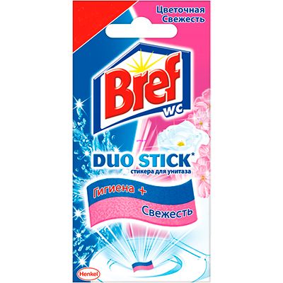 Средство для чистки унитаза Bref Duo Stick Цветочная свежесть