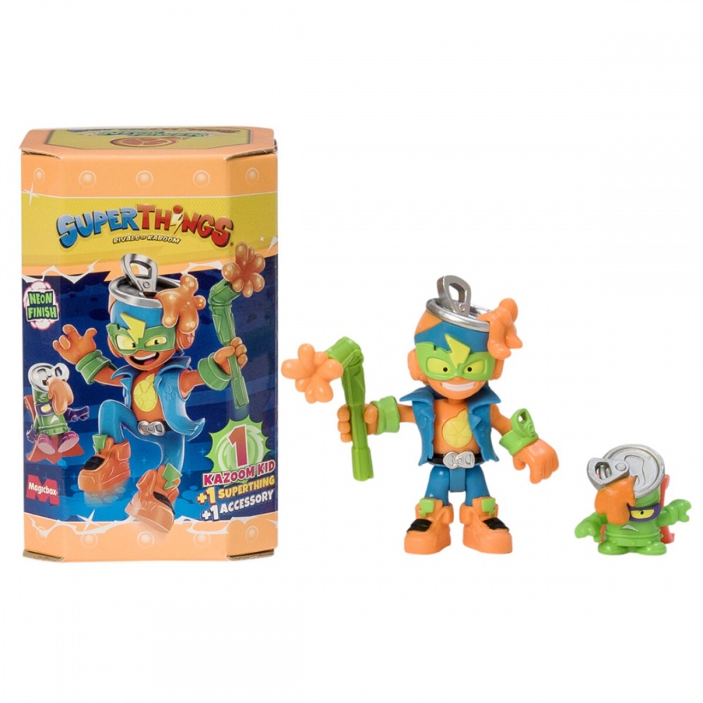 Фігурка-сюрприз колекційна SuperThings Neon Power Казум Кід PST11D066IN00