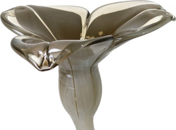Подсвечник Fiore Basso 3 лепестка 18 см перламутровый золотой Antonio Tammaro