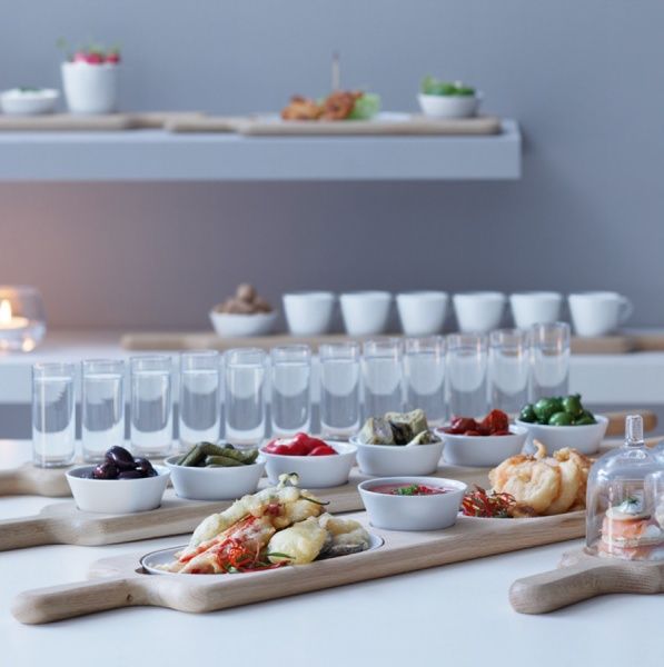 Набір піал на підставці Paddle P219-08-517 LSA 