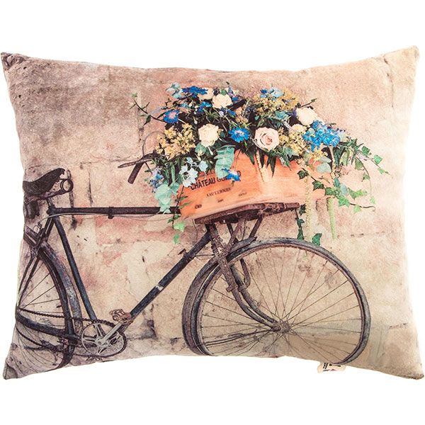 Подушка декоративная Селена Велосипед Анна 50x40 см