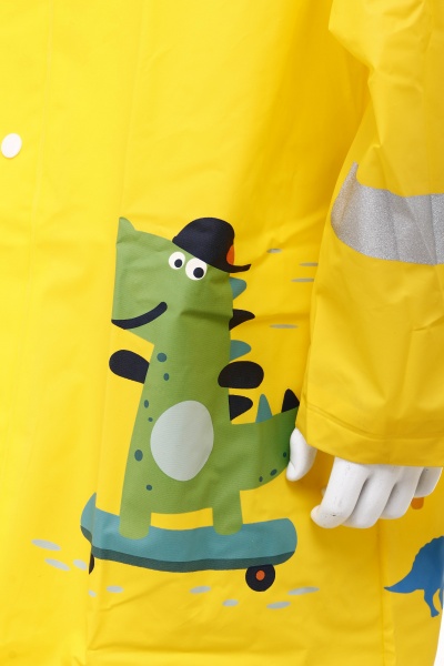 Дождевик Susino Динозавры р.110 желтый 