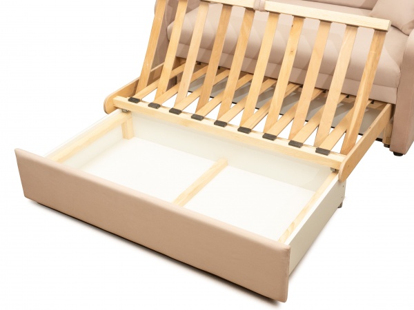 Тахта Маріо велюр бежевий 1460x820x830 мм