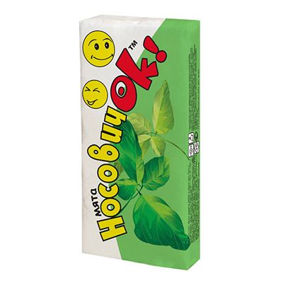 Платки носовые Рута Носовичок мята 10 шт