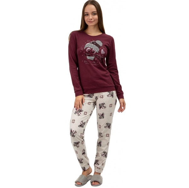 Пижама женская Roksana 1034/16049 р. L баклажановый 