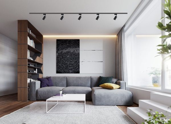 Трековый прожектор Светкомплект TR 804 GU10 ВK черный 