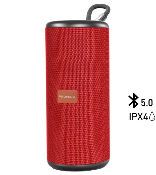 Портативная колонка Promate Pylon 10W IPX4 2.1 red 