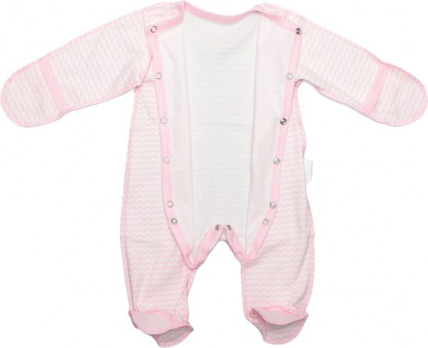 Комбінезон дитячий для дівчинки Маленькие люди зигзаги 9001-110 р.62 рожевий 