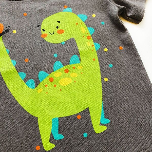 Футболка для хлопчиків Colibri р.74 сірий B4072k 