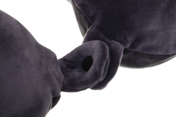 Подушка дорожная Кот 30х30 см серый Luna