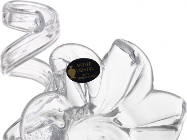 Свічник FLOWER 6PT TR CLEAR White cristal